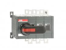 ABB OT315E03CLP Lastumschalter ohne 0 Position 3-polig 315 A, mit Griff und Welle schnelle Umschaltung I-I+II-II