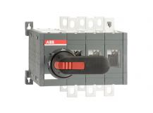 ABB OT400E03CFP Lastumschalter 3-polig 400 A, mit Griff und Welle schnelle Umschaltung I-0-II