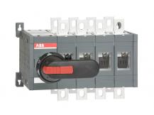ABB OT400E04CLP Lastumschalter ohne 0 Position 4-polig 400 A, mit Griff und Welle schnelle Umschaltung I-I+II-II