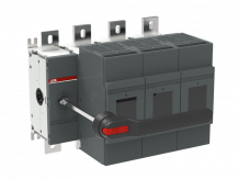 ABB OS1250D03N3P Lasttrennschalter für Sicherungen 3-polig 1250 A, mit Griff und Welle inklusiv ausbaubarer Neutralleiter