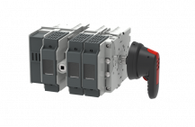 ABB OS40FDS40000N1 Lasttrennschalter für Sich 4-polig 40 A, mit Griff und Welle unges. Neutralleiter links/seit. Betätigung