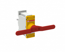 ABB OSVY1250DK Direktgriff rot-gelb 400 mm inklusiv Welle und Abdeckung Beschriftung Test-0 OFF-1 ON