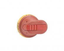 ABB OHY45J6E311 Pistolengriff rot-gelb 45 mm Wellen-ø 6 mm IP65 Beschriftung I-0-II