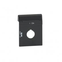 ABB OPBS1 Blanco-Schild schwarz für OH1_ und OH3_ Griffe