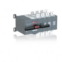 ABB OTM1000E4CM110V Lastumschalter mit Motor 4-polig 1000 A, mit Griff für manuellen Betrieb Motorspannung Ue 110-125V AC/DC/I-0-II
