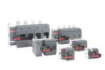 ABB OS60GJ22FP Lasttrennschalter für Sicherungen 4-polig 60 A, mit Griff und Welle UL/CSA gesichert gesch. Neutralleiter