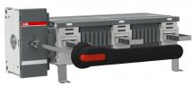 ABB OT1600EM03W8P Erdungsschalter 3-polig mit Griff und Welle/großer Phasenabstand Mech. 90° gedreht Icw/1 Schließer 50 kA, Icm 110 kA