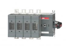 ABB OS125GDS40N2K Lasttrennschalter für Sicherungen 4-polig 125 A, mit direkt montiertem Griff unges. Neutralleiter rechts/seit. Betätigung