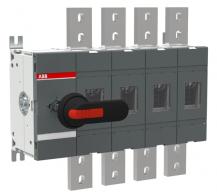 ABB OT1600EP04P Erdungsschalter 4-polig mit Griff und Welle Icw/1 Schließer 50 kA, Icw/0,25s 50 kA, Icm 92 kA