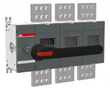 ABB OT2000EP03P Erdungsschalter 3-polig mit Griff und Welle Icw / 1 Schließer 55kA Icw / 0,25s 80 kA Icm 176 kA