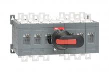ABB OT250E33CP Lastumschalter 6-polig 250 A, mit Griff und Welle offene Umschaltung I-0-II
