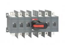 ABB OT160E33WCP Lastumschalter 6-polig 160 A, mit Griff und Welle/offene Umschalt. I-0-II/großer Phasenabstand