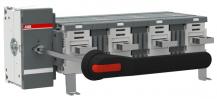 ABB OT1250EM04W4P Erdungsschalter 4-polig mit Griff und Welle/großer Phasenabstand Mech. 90° gedreht Icw/1 Schließer 50 kA, Icm 92 kA