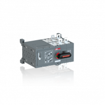 ABB OTM160E2CM230V Lastumschalter mit Motor 2-polig 160 A, mit Griff für manuellen Betrieb Motorspannung Ue 220-240 V AC/DC/I-0-II