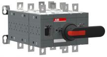 ABB OT400E12YP Bypass-Schalter 3-polig 400 A, mit Griff und Welle offene Umschaltung I-0-II