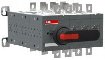 ABB OT400E04YP Bypass-Schalter 4-polig 400 A, mit Griff und Welle offene Umschaltung I-0-II
