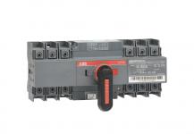 ABB OTM100F3CMA24D Lastumschalter mit Motor 3-polig 100 A, mit Griff für manuellen Betrieb Motorspannung Ue 24V DC/I-0-II