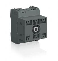 ABB OTDC16UST2 DC-Lasttrennschalter 2-polig 16A ohne Griff UL Türmontage 600 V DC mit mont. Kurzschlussb. Einkreis
