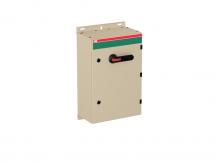 ABB OT125GAUR6TZ Sicherheitsschalter im Stahlblechgehäuse 6-polig 55 kW 400 V mit schwarzem Griff, IP65 Einführung unten