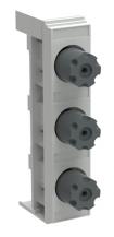 ABB XLPD0-FB-E27/42-3P DII-Sicherungssockel 3-polig 25 A, mit Rahmenklemmen DII E27 Breite 42mm Phasenabstand 60 mm