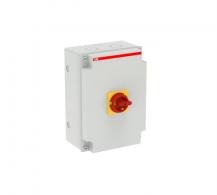 ABB OTU125BA3MS4 Sicherheitsschalter im Gehäuse, 125 A, 3-polig Gehäuse aus starrem, glasfaserverstärktem Polycarbonat