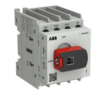 ABB OT16G1-4MQN2 Lasttrennschalter OT Plus 16 A, Baugröße G1, 4-polig, inkl. Griff, DIN-Montage,Federzugklemmen, IEC 60947-3 und UL60947-4-1, 4. Pol rechts