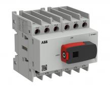 ABB OT40G1-6BS Lasttrennschalter OT Plus 40 A, Baugröße G1, 6-polig, inkl. Griff Montageplatte, Schraubklemmen IEC60947-3 und UL60947-4-1