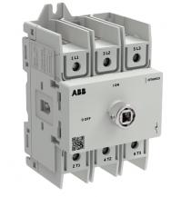 ABB OT60G3-3BSU/32 Lasttrennschalter OT Plus 60 A, Baugröße G3, 3-polig, exkl. Griff, Montageplatte Schraubklemmen, U98, inkl. Ring für Wellenmontage, Großverpackung 32 St.