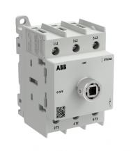 ABB OT63G2-3BSU/40 Lasttrennschalter OT Plus 63 A, Baugröße G2, 3-polig, exkl. Griff, DIN-Montage Schraubklemmen, IEC und UL, inkl. Ring für Wellenmontage, Großverpackung 40 St.