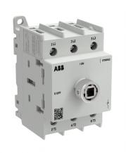 ABB OT80G2-3BSU/40 Lasttrennschalter OT Plus 80 A, Baugröße G2, 3-polig, exkl.Griff, DIN-Montage Schraubklemmen, IEC und UL, inkl. Ring für Wellenmontage, Großverpackung 40 St.