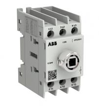 ABB OT25G1-3BSU/48 Lasttrennschalter OT Plus 25 A, Baugröße G1, 3-polig, exkl. Griff, Montageplatte Schraubklemmen, IEC und UL, inkl. Ring für Wellenmontage, Großverpackung 48 St.