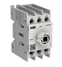 ABB OT40G1-3BSU/48 Lasttrennschalter OT Plus 40 A, Baugröße G1, 3-polig, exkl. Griff, Montageplatte Schraubklemmen, IEC und UL, inkl. Ring für Wellenmontage, Großverpackung 48 St.