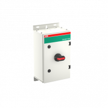 ABB OTL80GB6M Wartungsschalter, 6-polig 415V AC23 80A, 45kW, mit schwarzem Griff Stahlblechgehäuse IP65 Einführung oben und unten