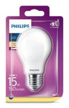 PHILIPS LED Lampe A60 E27 1.5W (15W) 2700K
