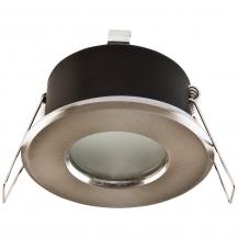 EVN 655013 Deckeneinbauleuchte Chrom satiniert IP65 Zamak 12V dimmbar Einbaudurchmesser 68 mm