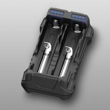 Armytek Handy C2 VE Ladegerät für 2 Akkus mit Powerbank-Funktion