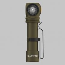 Armytek Wizard C2 Pro Magnet USB Olive Taschen- und Stirnlampe mit Magnethalterung akkubetrieben weißes Licht