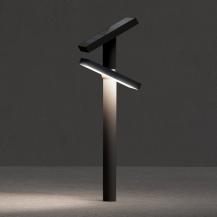 Sigor Klewe Heliostepper Akku-Solarleuchte 464mm 2,2W 170lm IP65 3000K 2200mAh Ra80 graphitgrau