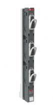 ABB ZLBM00-1P-V Sicherungslasttrennschalter 1-polig schaltbar Low Version 3xV-Klemme NH-Si. Gr. 00 Phasenabstand 185 mm für Al/Cu Anschluss geeignet