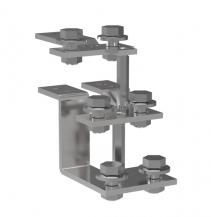 ABB CL-ZLBM/ZHBM123-SWBD ZHBM/ZLBM123 Doppelanschluss für Kabelschuh 2x240 mm² VPE 3, für Al/Cu