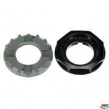 ABB KA1-8029 Adapter 30,5/22,5mm Kunststoff, schwarz für Drucktaster
