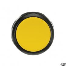 ABB MP1-10Y Drucktaster, gelb, flach-tastend, Frontring, Kunststoff schwarz nicht beleuchtbar
