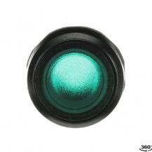 ABB MP1-11G Leuchtdrucktaster, grün, flach-tastend, Frontring, Kunststoff schwarz beleuchtbar, transparent