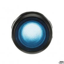 ABB MP1-11L Leuchtdrucktaster, blau, flach-tastend, Frontring, Kunststoff schwarz beleuchtbar, transparent