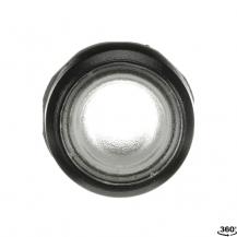 ABB MP1-11C Leuchtdrucktaster, farblos, flach-tastend, Frontring, Kunststoff schwarz beleuchtbar, transparent