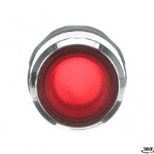 ABB MP1-21R Leuchtdrucktaster, rot, flach-tastend, Frontring, Kunststoff verchromt beleuchtbar, transparent