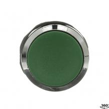 ABB MP1-30G Drucktaster, grün, flach-tastend, Frontring, Metall verchromt nicht beleuchtbar
