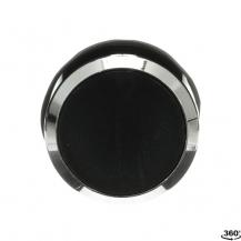 ABB MP1-30B Drucktaster, schwarz, flach-tastend, Frontring, Metall verchromt nicht beleuchtbar