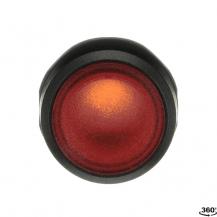 ABB MP2-11R Leuchtdrucktaster, rot, flach-verrastend, Frontring, Kunststoff schwarz beleuchtbar