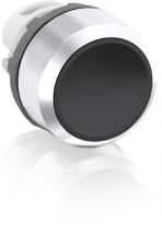 ABB MP2-20B Drucktaster, schwarz, flach-verrastend, Frontring, Kunststoff verchromt nicht beleuchtbar